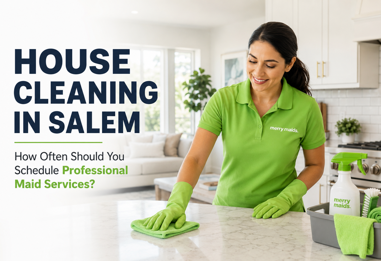 Professional house cleaning service in Salem Oregon by Merry Maids Salem