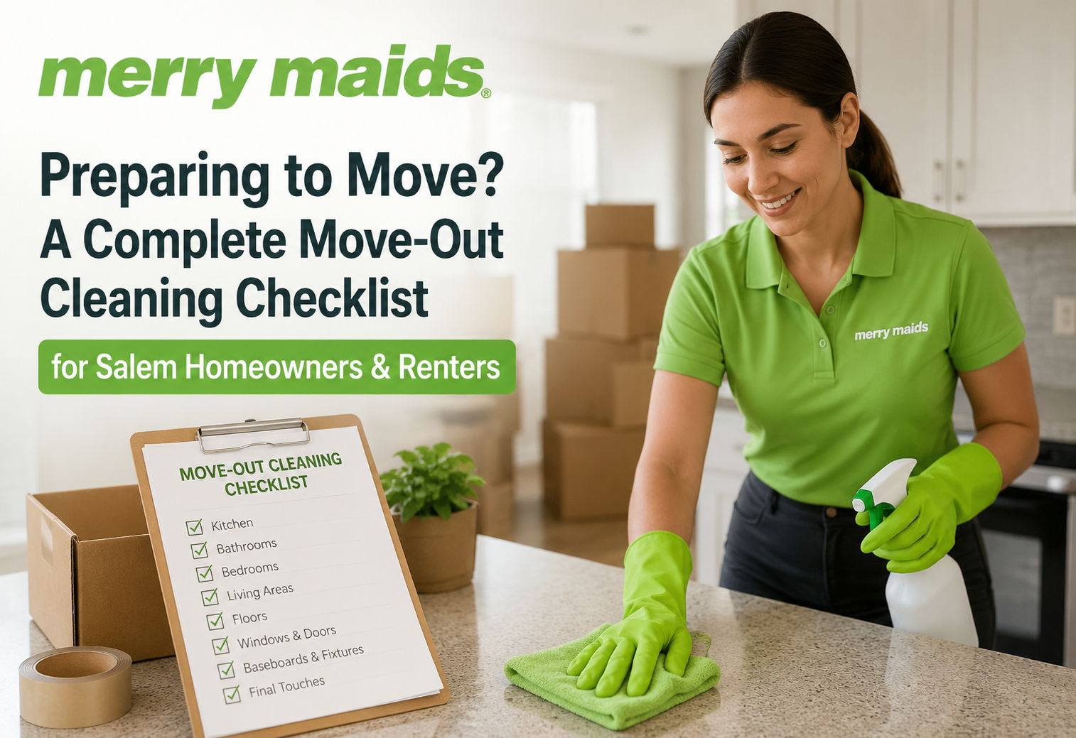 Move-out cleaning checklist for Salem homeowners and renters