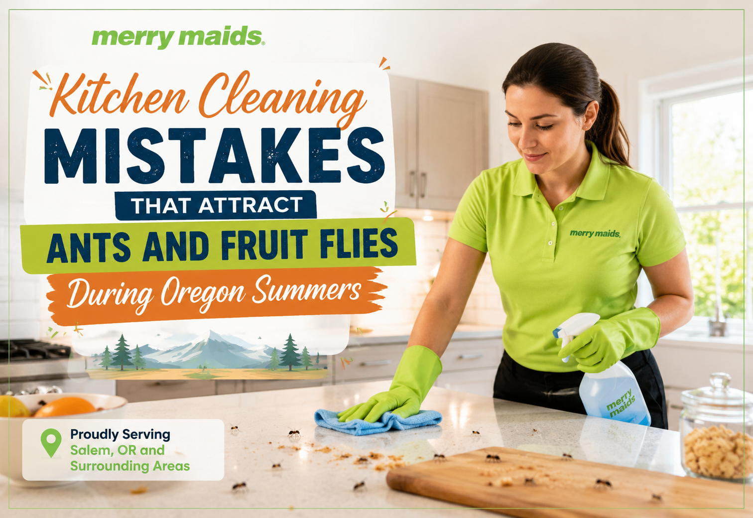 Kitchen cleaning mistakes that attract ants and fruit flies