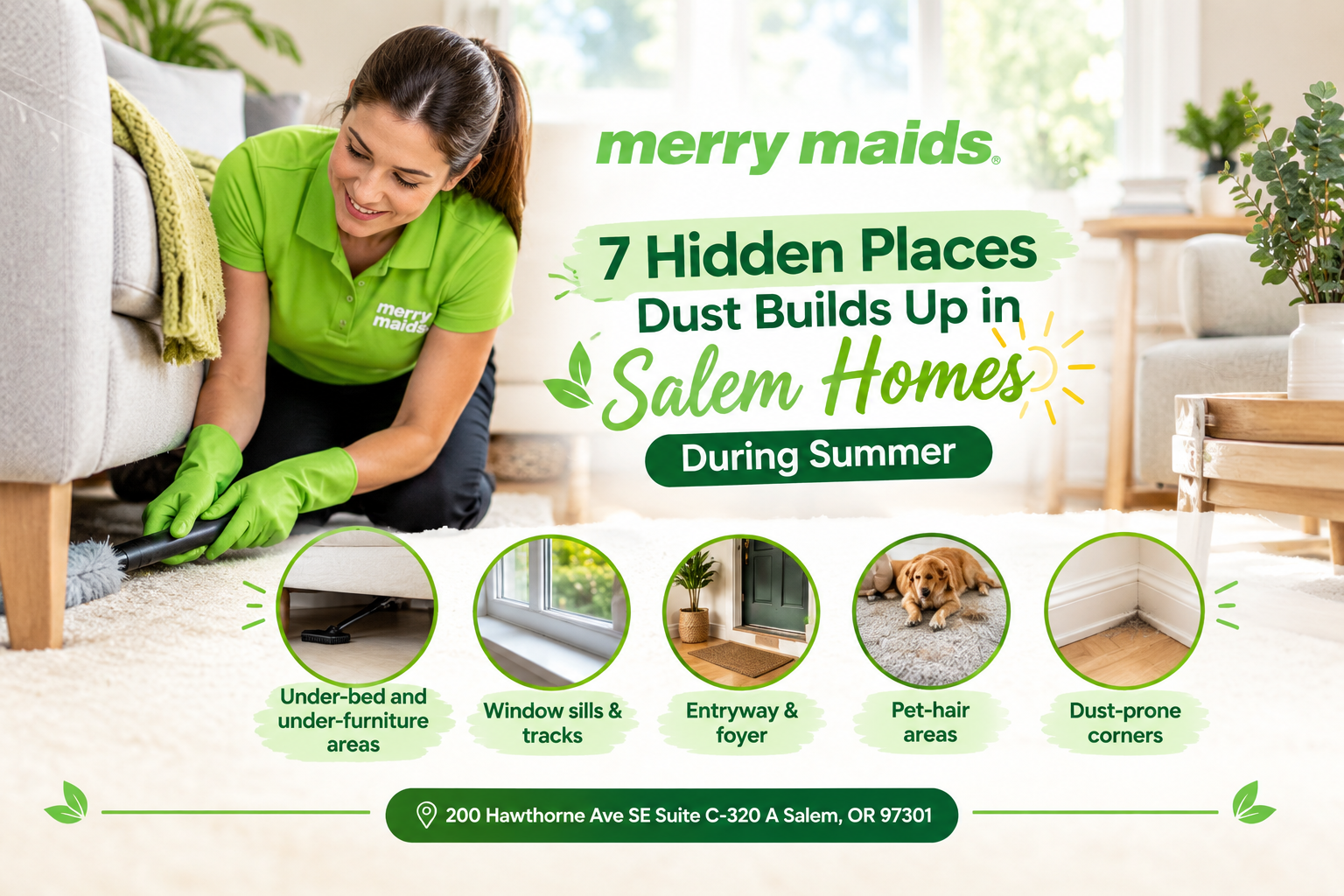 Seven hidden places where dust accumulates in Salem homes